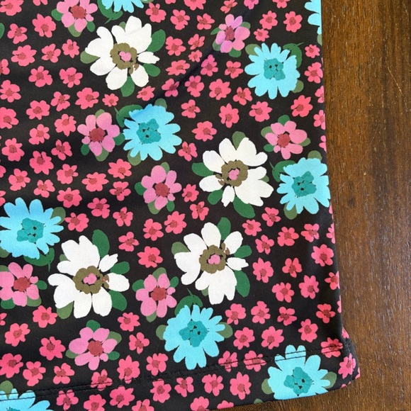 Bad Birdie Polo SS Shirt Black Floral Performance Golf Stretch Men XLarge - Picture 5 of 10